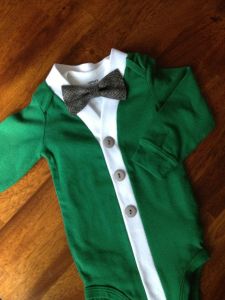 onesie bow tie